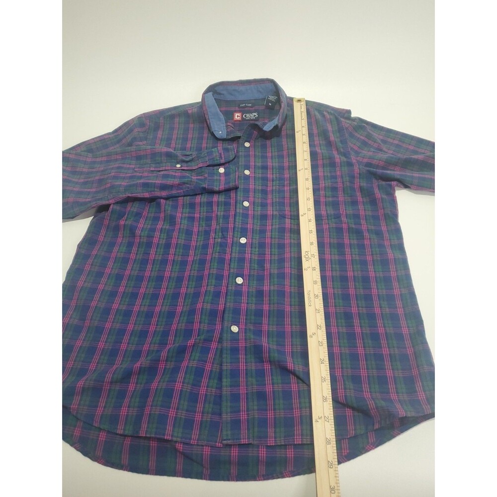 Chaps By Ralph Lauren Men's Long Sleeve Button Up Dress Shirt, Medium - Picture 2 of 8